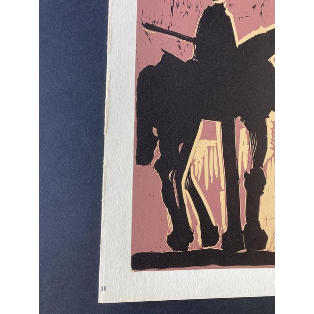 Black After Pablo Picasso, Before the Sting, Cercle d'Art, 1962, Linocut For Sale - Image 8 of 14