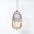 Brown Pendant Egg Chair in Rattan For Sale - Image 8 of 18