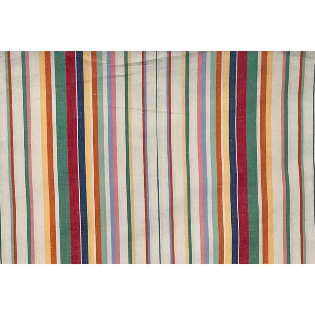 Ralph Lauren Ralph Lauren Home Cotton Awning Stripe Upholstery Fabric - 9.5 Yard For Sale - Image 4 of 6