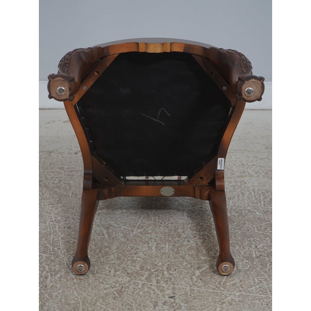 Set of 6 Baker Georgian Walnut Dining Room Chairs For Sale - Image 17 of 18