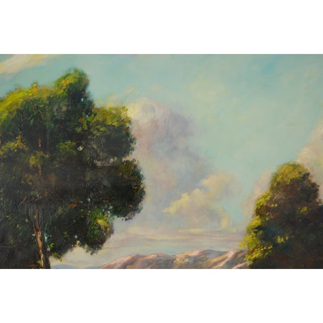 Mid Century High Sierras Summer Splendor Landscape For Sale - Image 4 of 5