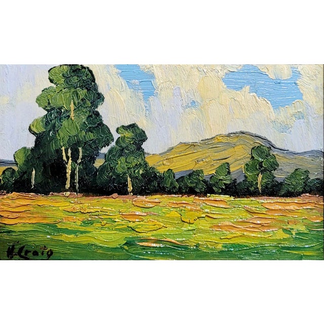 Craig -Pasadena Plein Air Landscape-1910s Oil Painting California Impressionist -Oil Painting For Sale In Los Angeles - Image 6 of 9