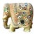 Vintage Solid Stone Inlay Elephant For Sale