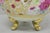 Ceramic Antique Nippon Moriage Porcelain Twin Handle Ball Vase W/ Hand Painted Roses For Sale - Image 7 of 14