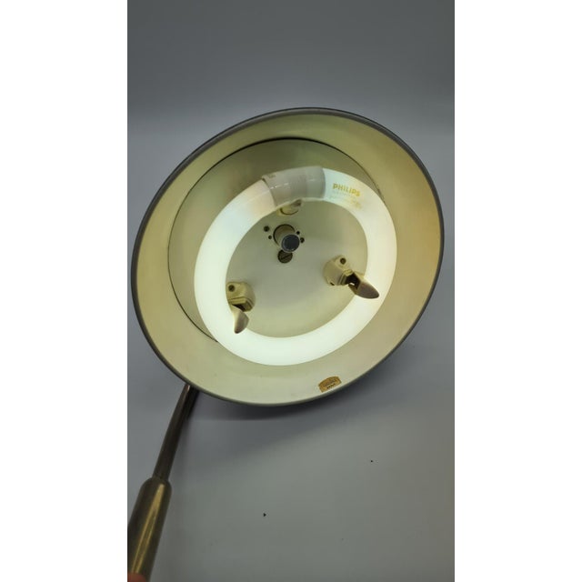 Black Desk Lamp by H. Busquet for Hala Zeist, 1940s For Sale - Image 8 of 14