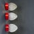 Mid-Century Modern Italian Red Glass Wall Sconces, 1960s, Set of 3 For Sale - Image 10 of 10