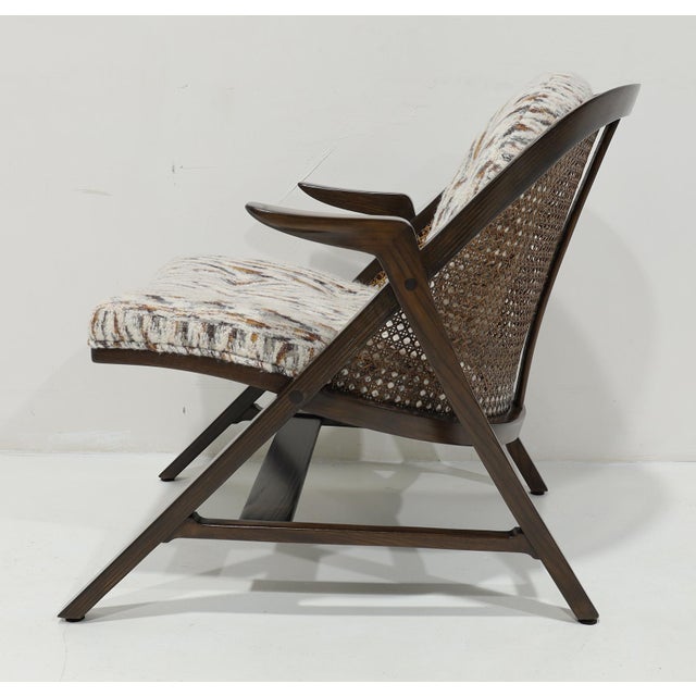 1950s Edward Wormley for Dunbar Janus Lounge Chair For Sale - Image 5 of 11