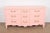 1960s Kindel Furniture French Provincial Louis XV Pink Lacquered Dresser, Newly Refinished For Sale - Image 5 of 12