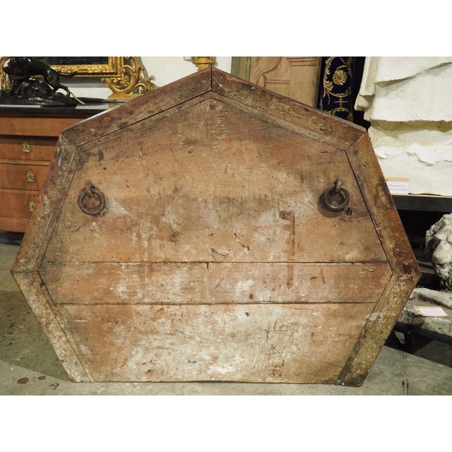 18th Century Italian Walnut Wood Pulpit Canopy For Sale - Image 10 of 13