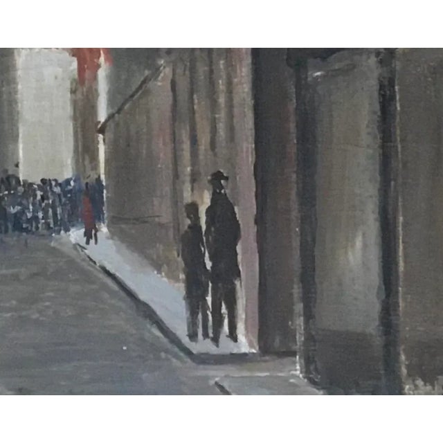 1940s Eugène Louis Martin, Fête de la Restauration du 31 décembre, Genève, 1946, Oil on Wood, Framed For Sale - Image 5 of 10