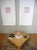 Murano Pink/Rose 5 Rose/Pink Glass Tube Wall Sconces - a Pair For Sale - Image 11 of 11