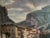 Lively Village by the River, 20th Century, Oil Painting on Canvas, Framed For Sale - Image 3 of 18