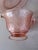 Pink 1930s Pink Depression Glass Normandie by Federal Glass Company Sugar & Creamer- 4 Pc For Sale - Image 8 of 8