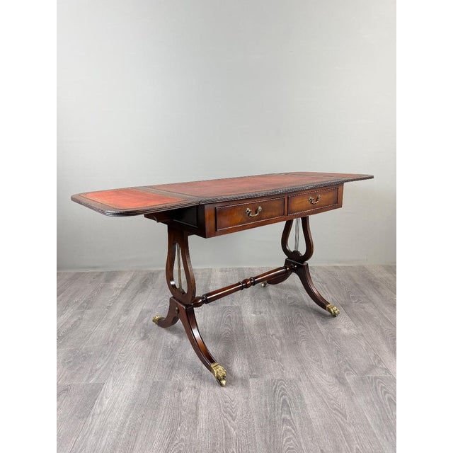 Traditional 19th Century Empire Games Table in Mahogany, 1890s For Sale - Image 3 of 13