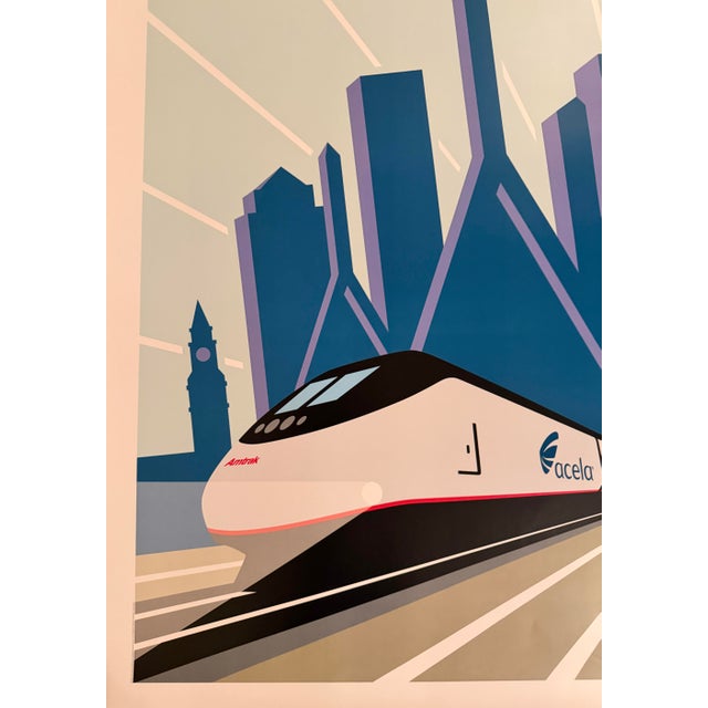 Paper Michael Schwab - Boston - Acela - Amtrak, C. 2004, Poster on Paper For Sale - Image 7 of 8