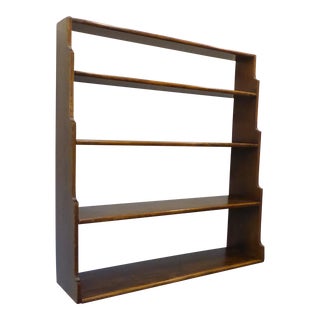 Vintage Hanging Wood Shelves For Sale