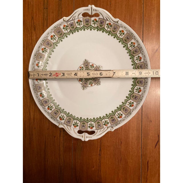 Vintage Mz Austria Dynasty Platter For Sale - Image 4 of 4