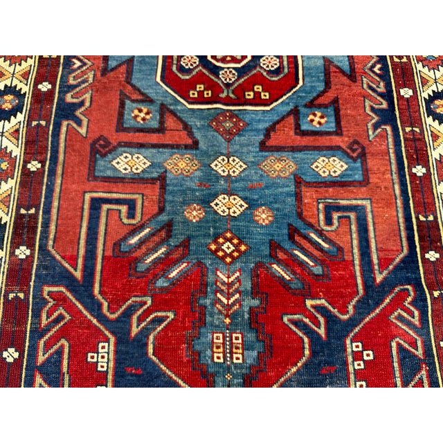 Antique Lori Pambak Kazak Hand-Knotted Wool Rug - 5'8" X 3'10" For Sale - Image 10 of 12