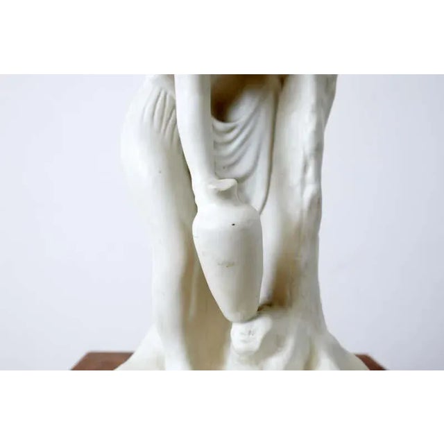 Van Briggle Figural Sculpture Porcelain Table Lamp For Sale In Sacramento - Image 6 of 13