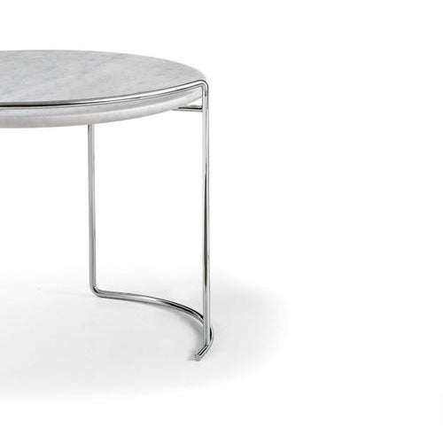 Djuna Low Table by Kazuhide Takahama in Chrome and Marble For Sale - Image 9 of 11