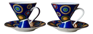 Italian Coffee Cups, 1980s, Set of 4