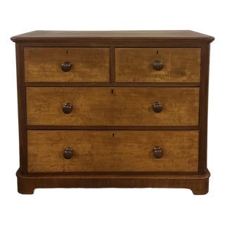 19th Century English Mahogany Chest of Drawers For Sale