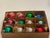 12 pcs in box 1950 th glass multicolor Christmas ornaments.
