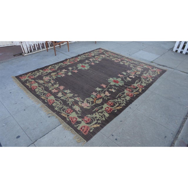 Bessarabian Floral Kilim Area Rug 8' X 10' Chairish