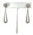 Vintage Diamond Drop Earrings 1 CTW 18k White Gold, Pair For Sale