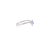 Not Yet Made - Made To Order Trillion Cut Tanzanite Chevron Style 14k White Gold Ring Size 7 For Sale - Image 5 of 13