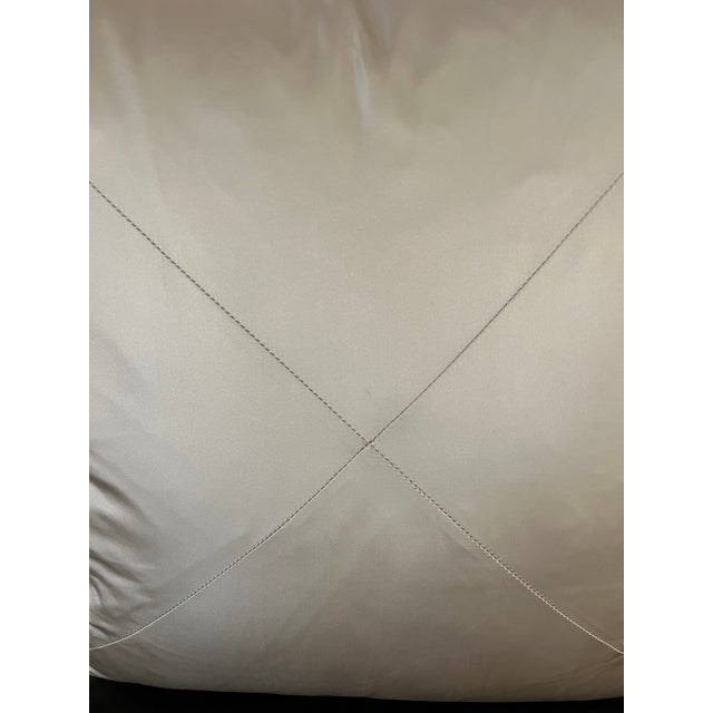 Nancy Corzine Pillows in a Platinum Satin Fabric Set of 2 Chairish