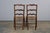 19th Century French Provincial Ladder Back Oak Dining Chairs W/ Rush Seats - Set of 6 For Sale - Image 11 of 12