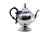 Silver Teapot with Knob Lid and Duckbill For Sale - Image 10 of 10