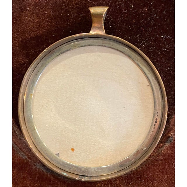 Portraiture Antique Portrait Miniature of a Little Girl For Sale - Image 3 of 3