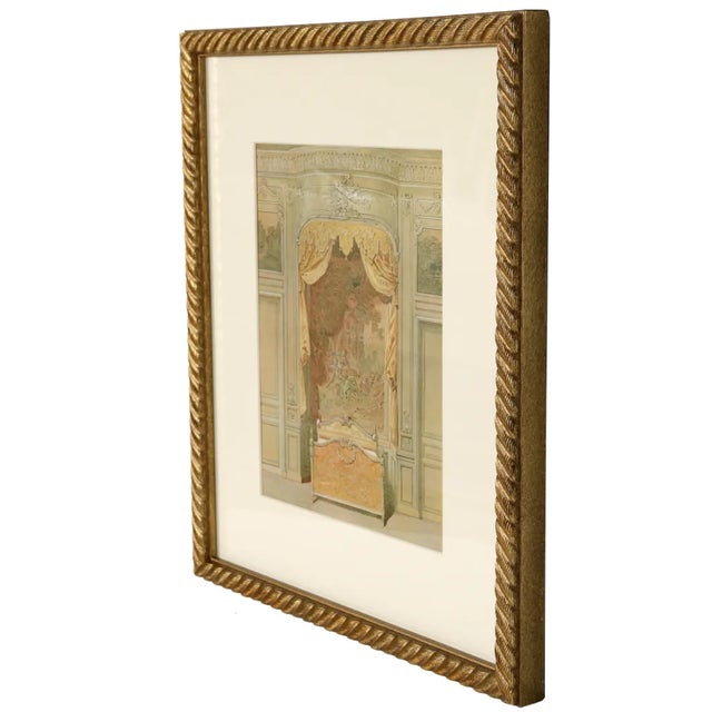Mid 20th Century Interior Print For Sale - Image 5 of 5