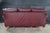 Vintage Hancock & Moore Traditional Red Leather 3 Seater Sofa Rolled Arms For Sale - Image 10 of 13