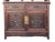 Brown Oriental Two Sided Display Curio Cabinet Room Divider B For Sale - Image 10 of 10