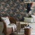 Mid-Century Modern Boråstapeter Wild Forest Wallpaper In Midnight For Sale - Image 3 of 3