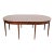 Baker Furniture Style Federal Inlaid Mahogany Dining Table, Newly Refinished For Sale