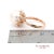 14k (585) Rose Gold Natural Brilliant Diamond and White Pearl Ring, Size 8 For Sale - Image 10 of 10