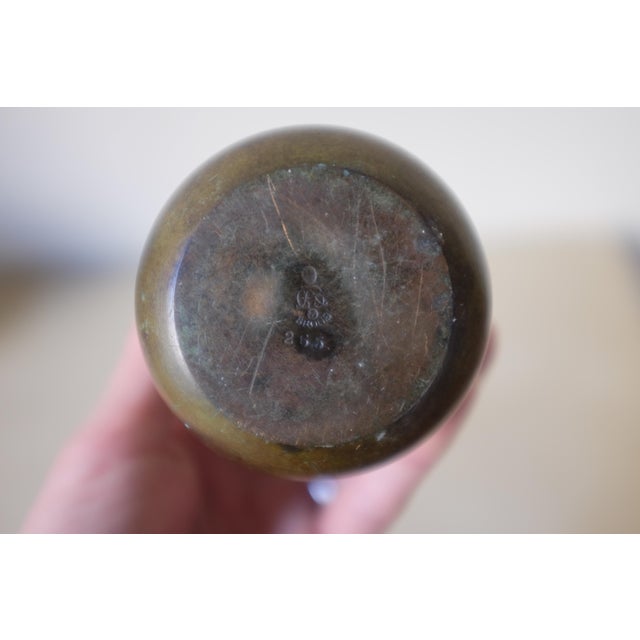 1930s 1930s Small Bronze Gab Vase For Sale - Image 5 of 6