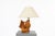 Beige Freeform Table Lamp in Hand-Carved Olive Wood, France, 1950s For Sale - Image 8 of 8