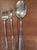 The Gense Facette 18-8 Stainless Flatware Lot of 9 is a vintage set of Mid-Century Modern style cutlery originating from...