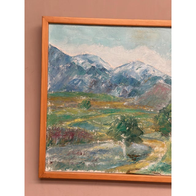 S. Högfeldt, Landscape, 1950s, Oil on Canvas, Framed For Sale - Image 11 of 18