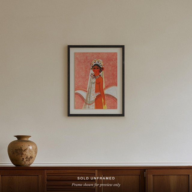 Frédéric MENGUY (1927–2007) 1975 - Les Angéliques - la mariée I Year: 1975 Medium: lithograph Support: Japan paper Sheet...