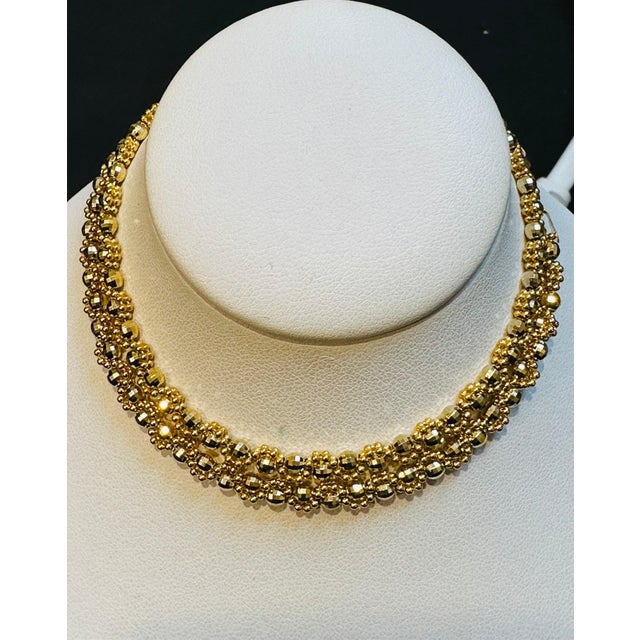 Vintage 14 Karat Yellow Gold 13 Gm, Twisted Chains with Balls in Between For Sale - Image 18 of 18