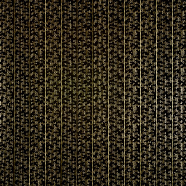 Sample - Schumacher X David Oliver Montpellier Wallpaper in Bronze Gilt For Sale