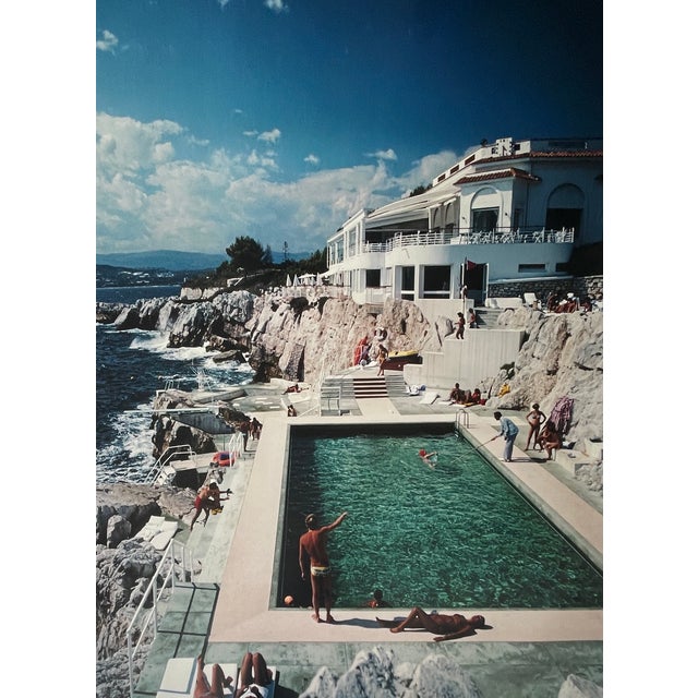 Mid-Century Modern 1970s "Eden Roc Pool" 40x60 C-Print by Slim Aarons For Sale - Image 3 of 8