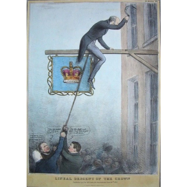 Lineal Descent of the Crown - Lithograph by J. Doyle - 1832 1832 For Sale