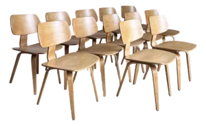 Mid Century Modern Bentwood Chairs by Bruno Weil for Thonet - 12 Available
